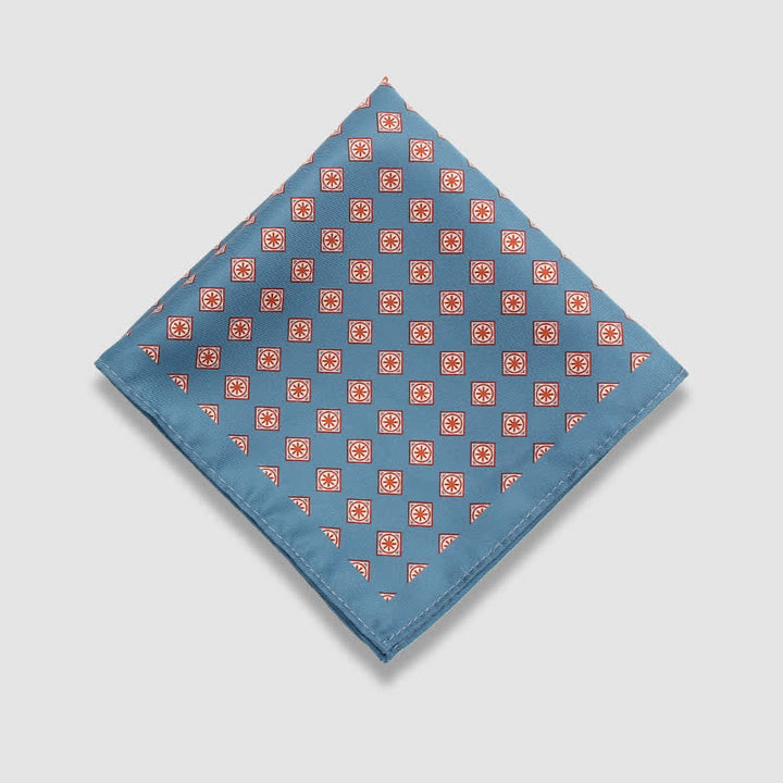 Pañuelo de bolsillo de negocios con estampado de lunares paisley vintage para hombre