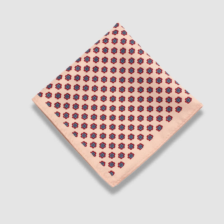 Pañuelo de bolsillo de negocios con estampado de lunares paisley vintage para hombre