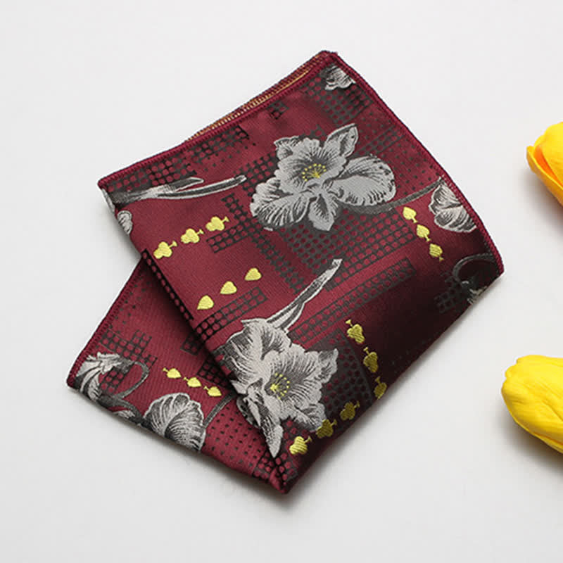 Pañuelo de bolsillo para traje de caballero de varios estilos para hombre