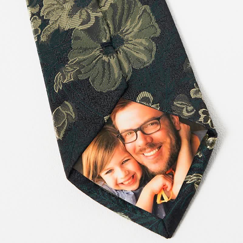 Pañuelo de bolsillo con estampado floral verde bosque de pino para hombre