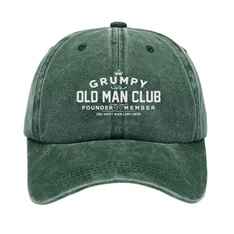 Gorra de béisbol ajustable del Club del Viejo Gruñón