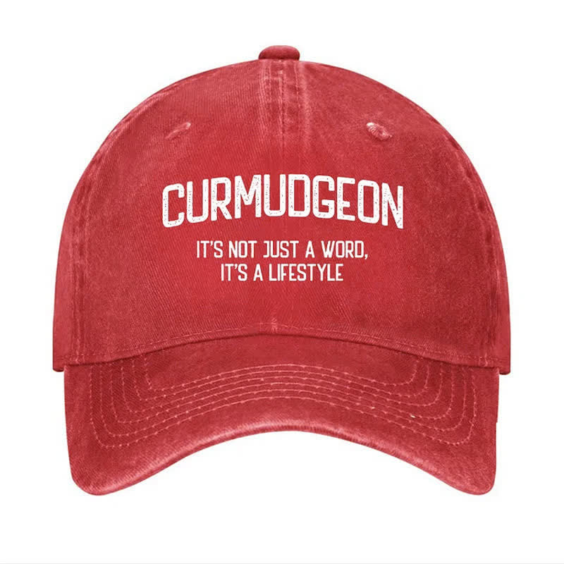 Gorra de béisbol ajustable "Curmudgeon" para un estilo de vida