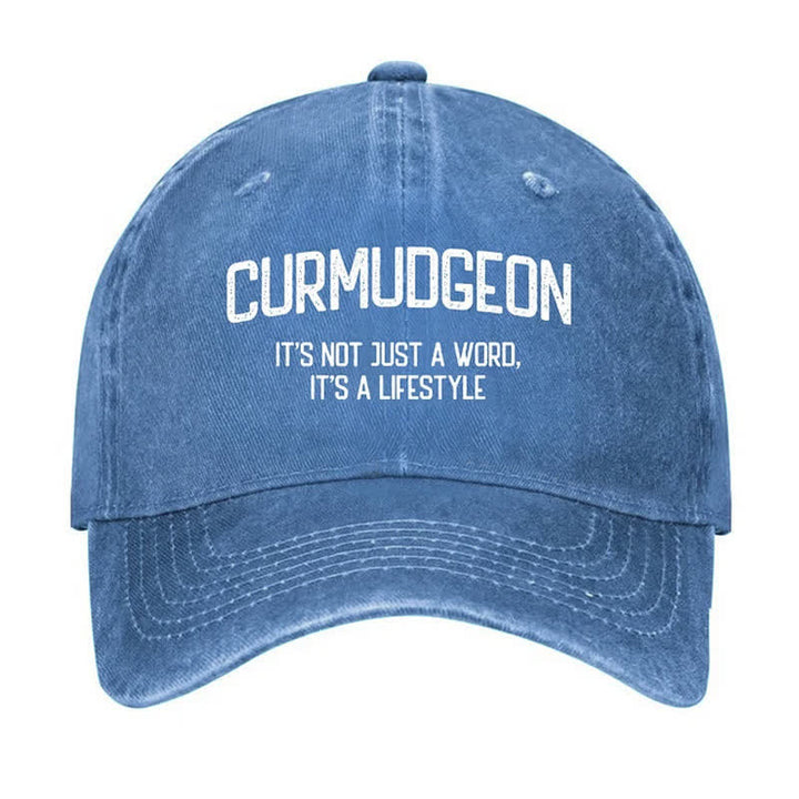 Gorra de béisbol ajustable "Curmudgeon" para un estilo de vida