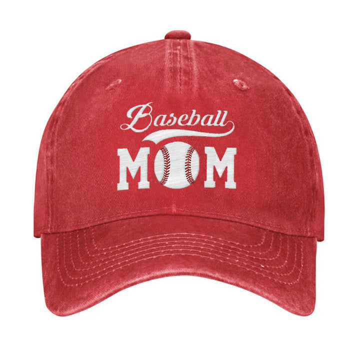 Gorra de béisbol ajustable para mamá del béisbol deportivo