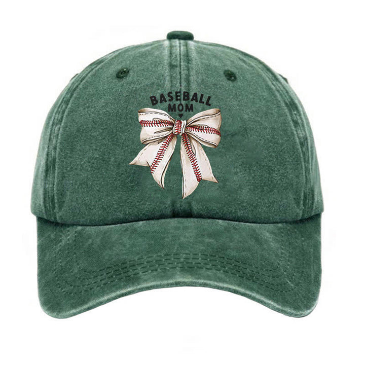 Gorra de béisbol ajustable con lazo para mamá