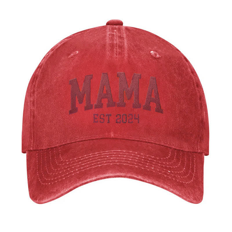 Gorra de béisbol ajustable de mamá