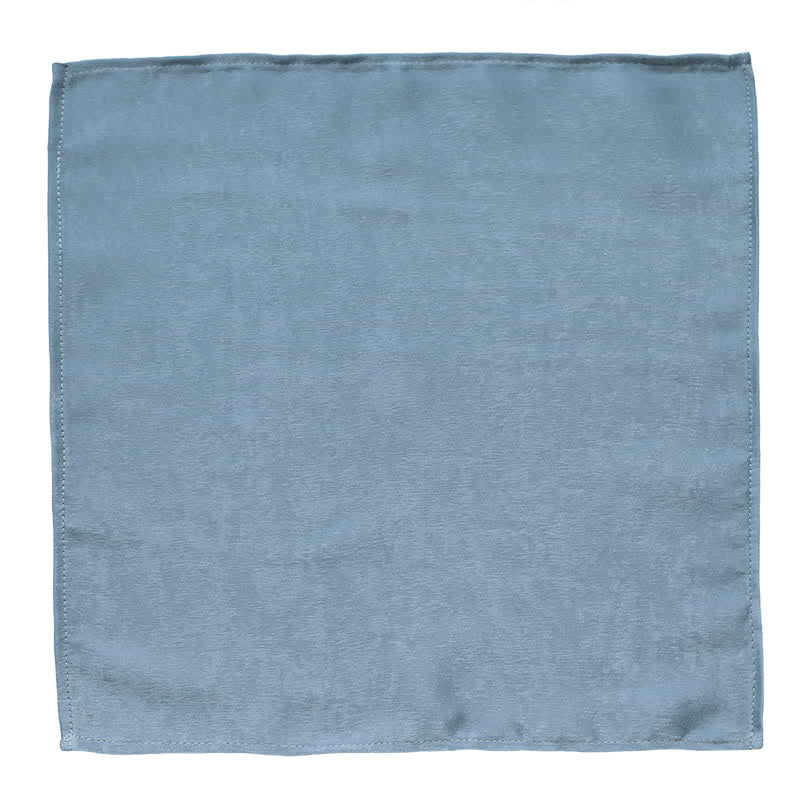 Pajarita fresca de color sólido azul neblina para hombre