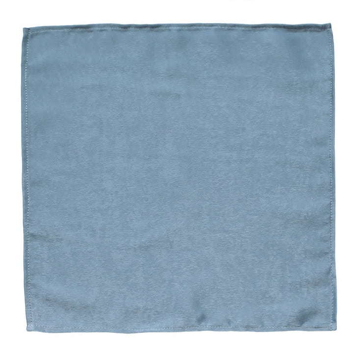 Pajarita fresca de color sólido azul neblina para hombre