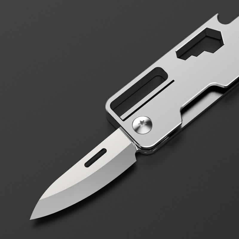 Mini llavero con cuchillo plegable multifuncional EDC 9 en 1