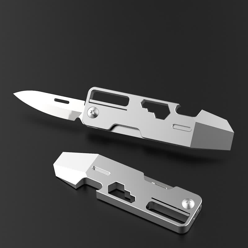 Mini llavero con cuchillo plegable multifuncional EDC 9 en 1