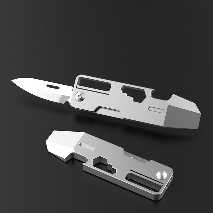 Mini llavero con cuchillo plegable multifuncional EDC 9 en 1