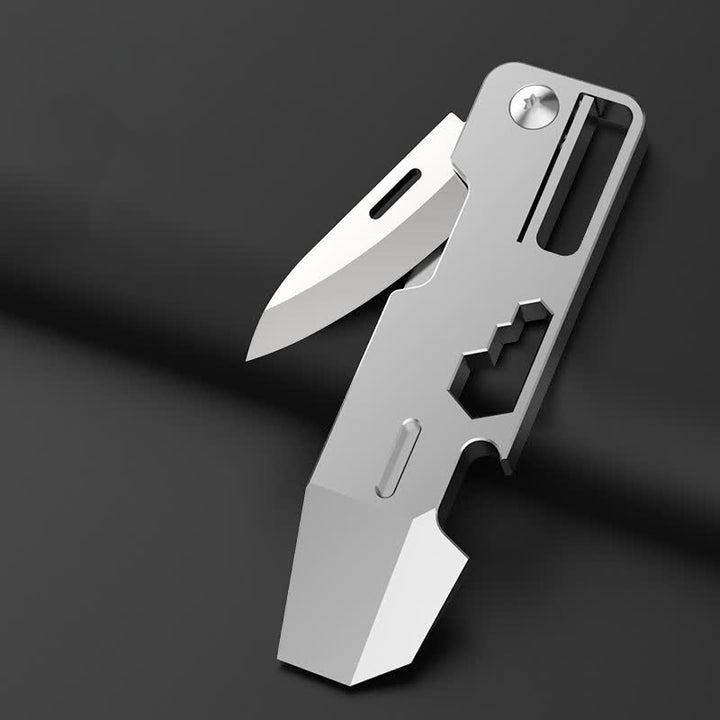 Mini llavero con cuchillo plegable multifuncional EDC 9 en 1