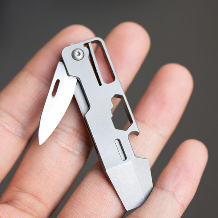 Mini llavero con cuchillo plegable multifuncional EDC 9 en 1