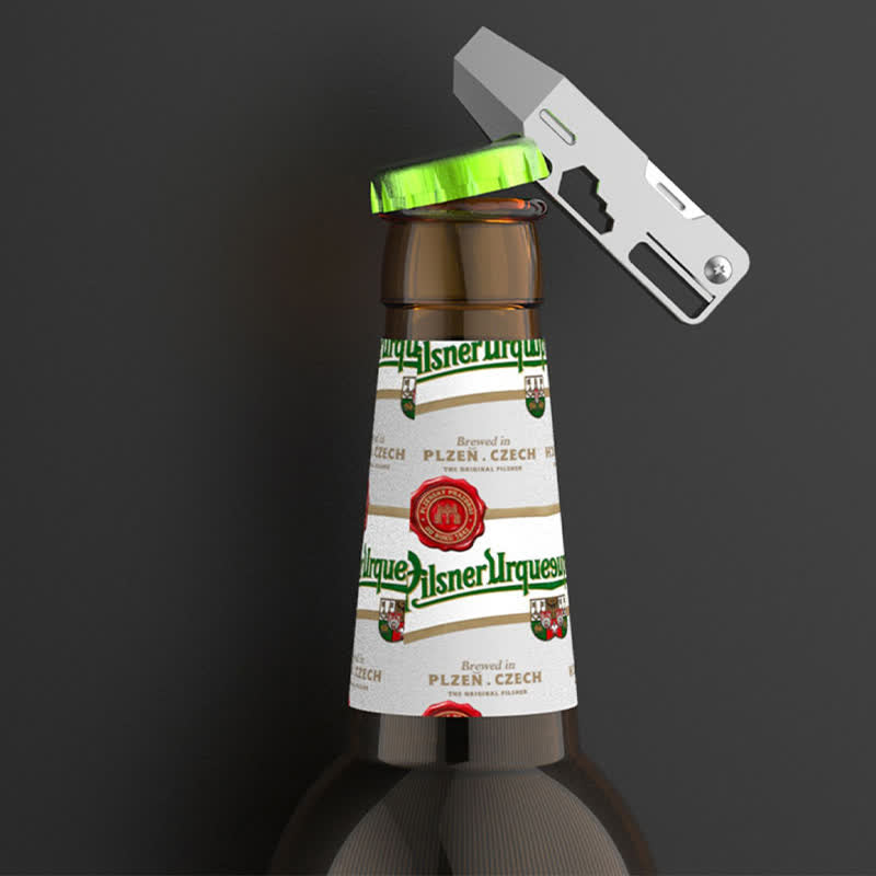 Mini llavero con cuchillo plegable multifuncional EDC 9 en 1
