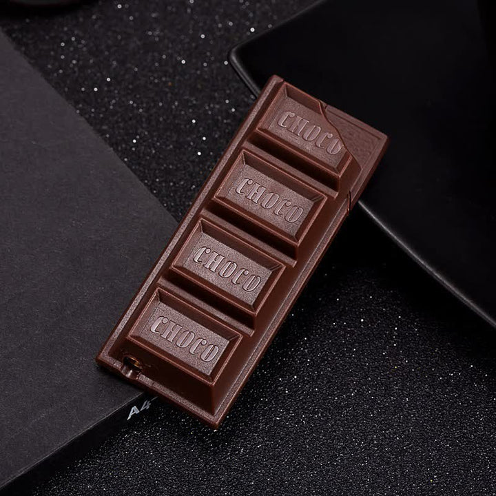 Encendedor de butano con apariencia de chocolate, divertido y creativo.