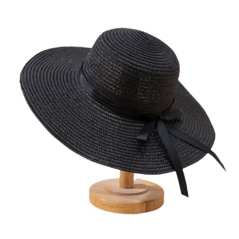 Sombrero Fedora de paja de playa personalizado con nombre para mujer