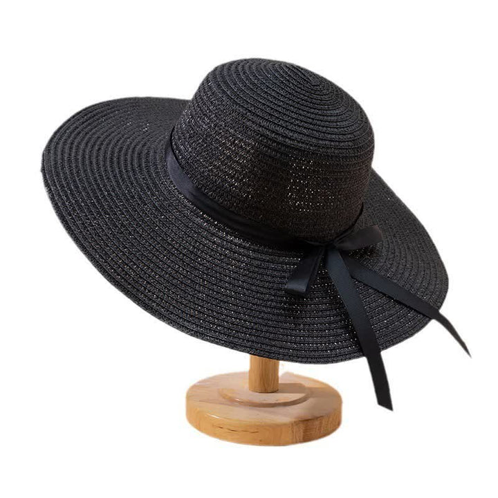 Sombrero Fedora de paja de playa personalizado con nombre para mujer