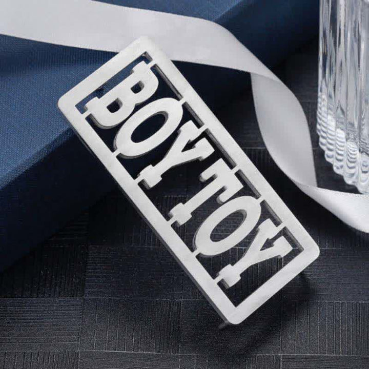 Cinturón de cuero con hebilla rectangular con nombre personalizado y letras cursivas