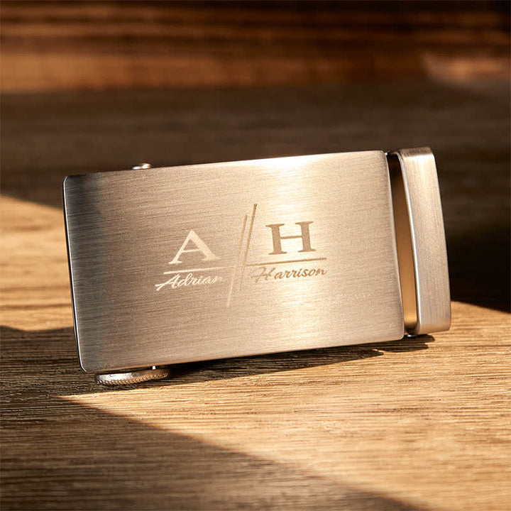 Idea de regalo personalizada: Cinturón de cuero con hebilla automática DIY personalizado - image 6