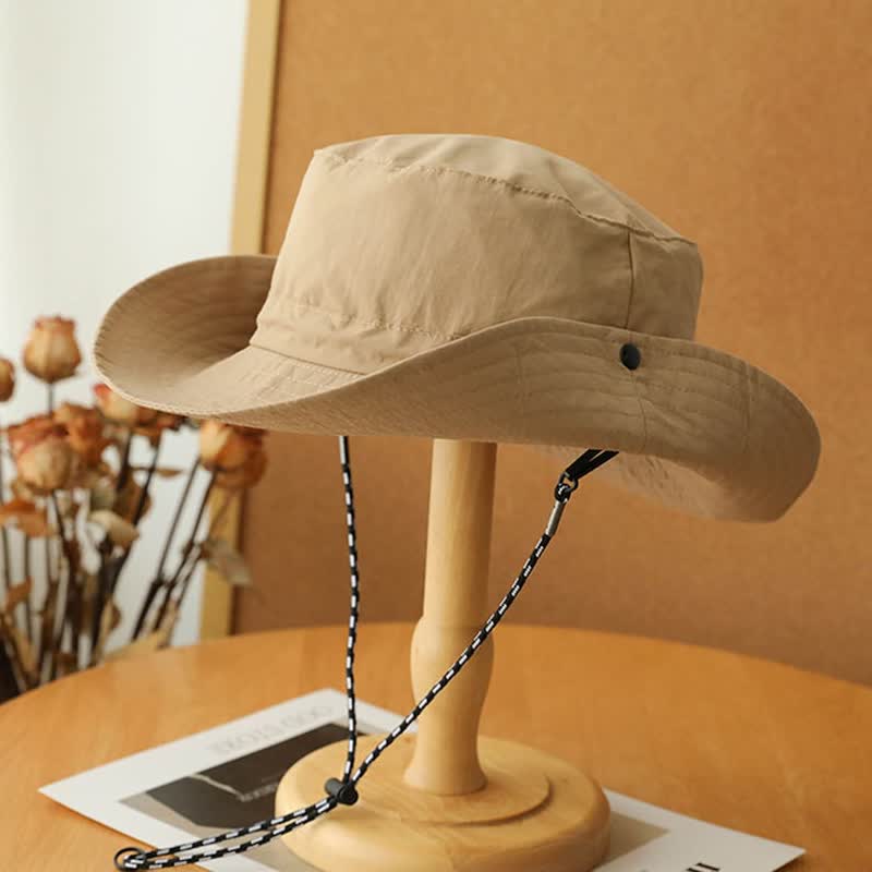 Sombrero plegable para acampar y montañismo con protección UV