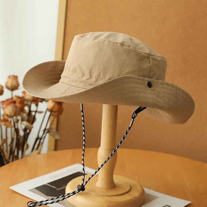 Sombrero plegable para acampar y montañismo con protección UV