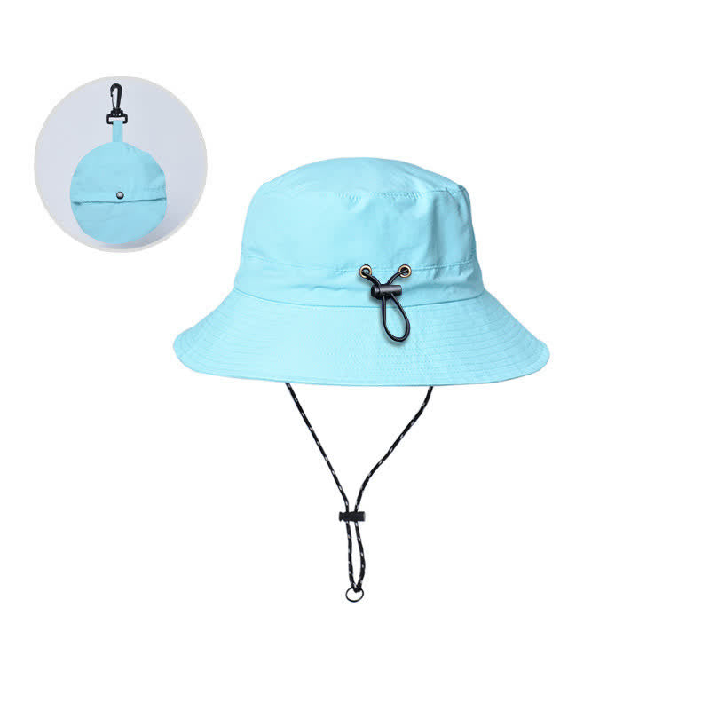 Sombrero plegable para acampar y montañismo con protección UV