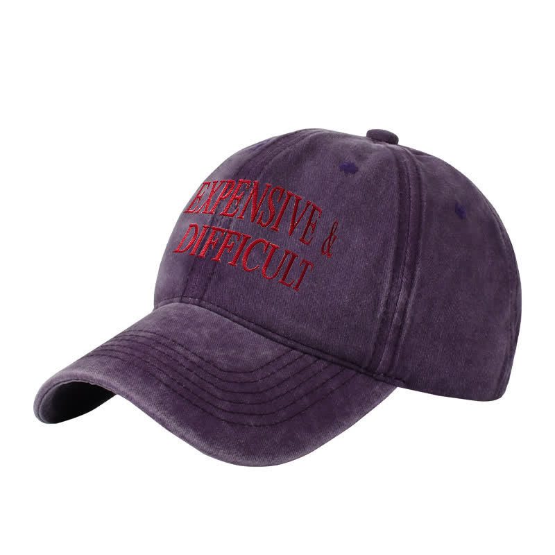 Gorra de béisbol ajustable bordada, cara y difícil de conseguir