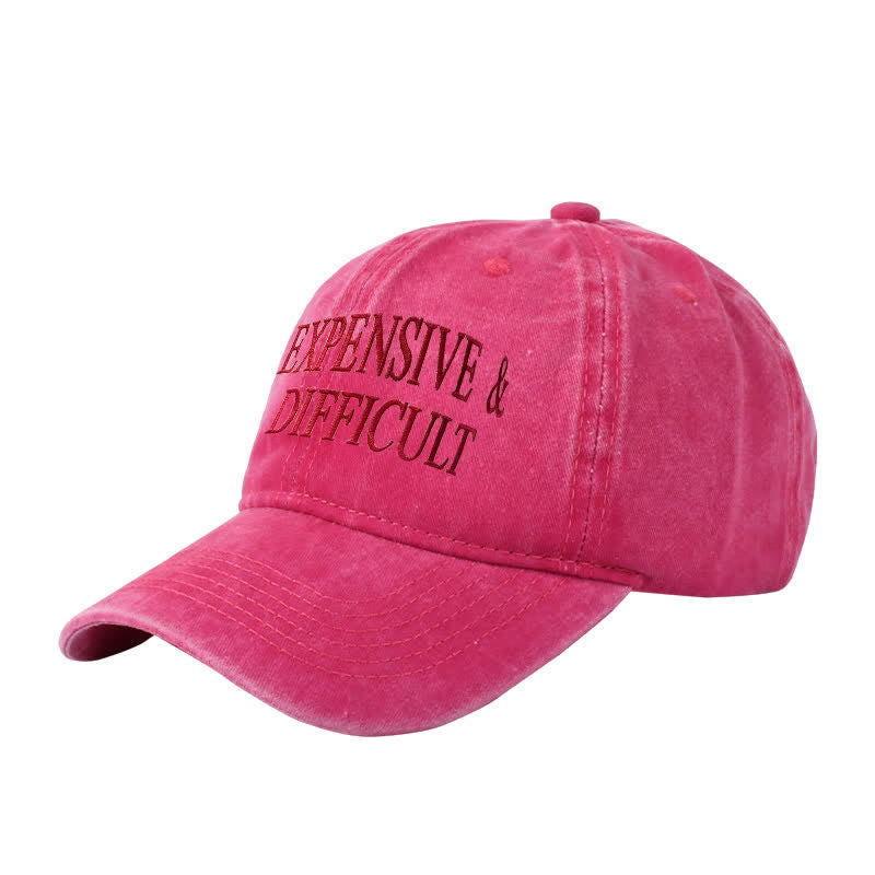Gorra de béisbol ajustable bordada, cara y difícil de conseguir