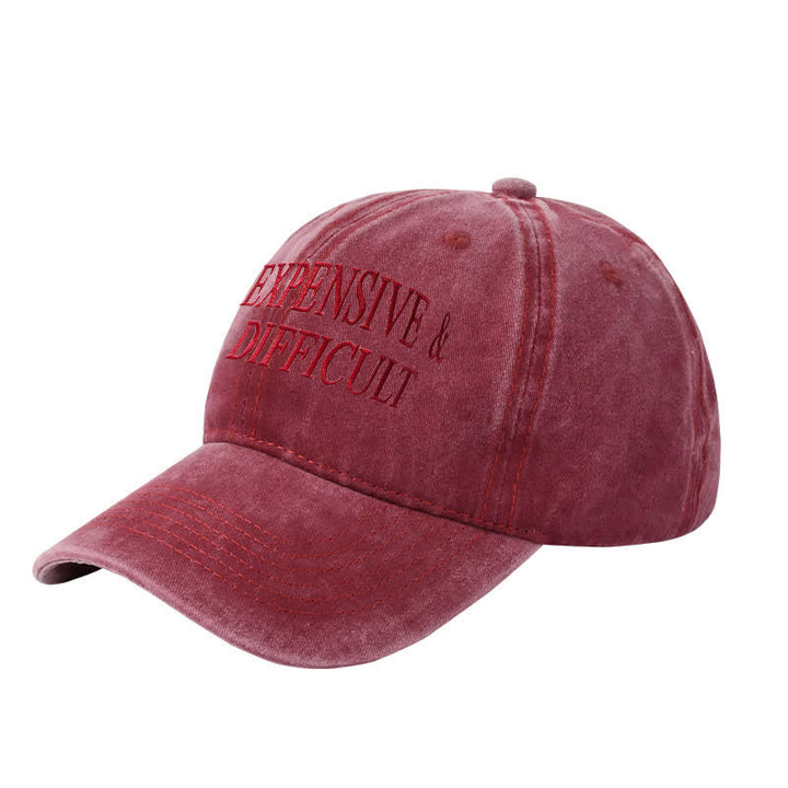 Gorra de béisbol ajustable bordada, cara y difícil de conseguir