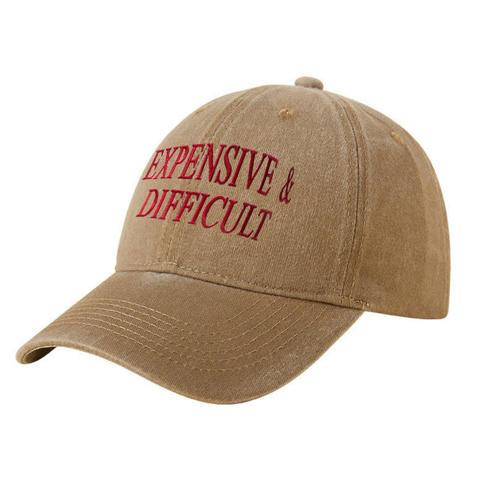 Gorra de béisbol ajustable bordada, cara y difícil de conseguir