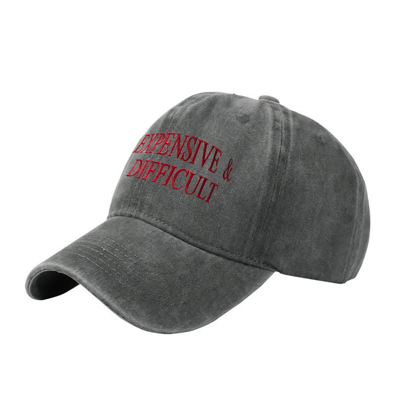 Gorra de béisbol ajustable bordada, cara y difícil de conseguir