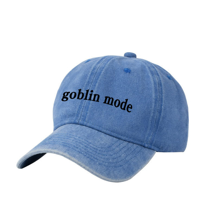 Gorra de béisbol ajustable bordada con el logo de Goblin Mode