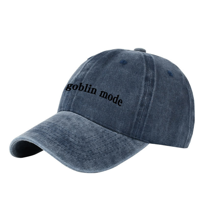 Gorra de béisbol ajustable bordada con el logo de Goblin Mode