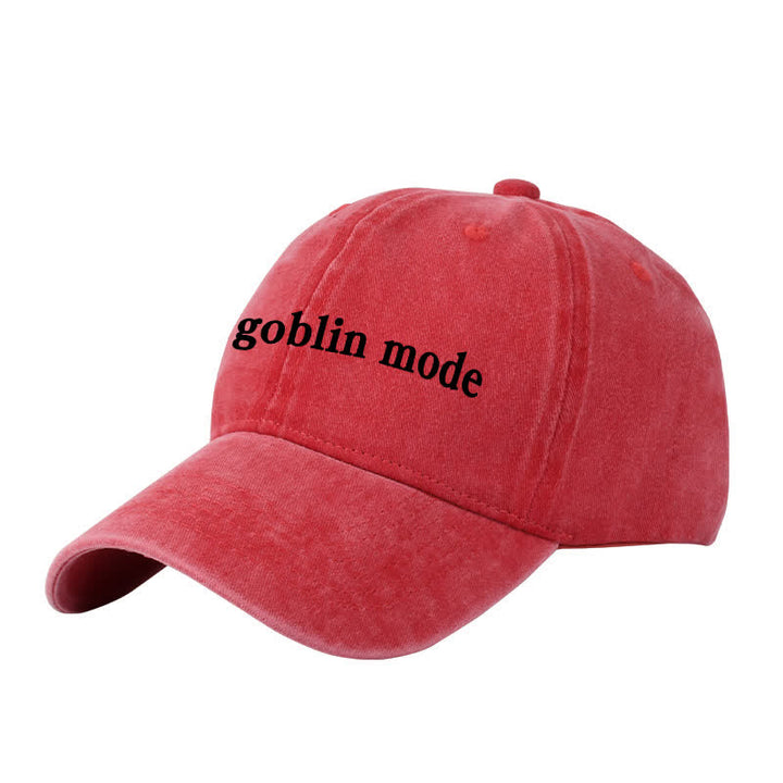 Gorra de béisbol ajustable bordada con el logo de Goblin Mode