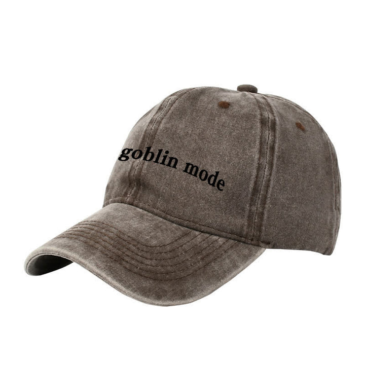 Gorra de béisbol ajustable bordada con el logo de Goblin Mode