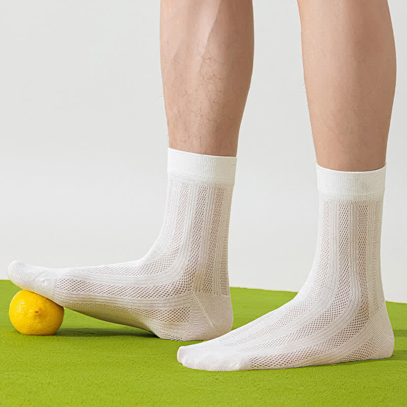 Calcetines ultrafinos de seda morera para hombre
