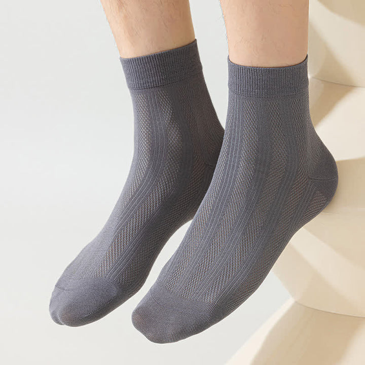 Calcetines ultrafinos de seda morera para hombre
