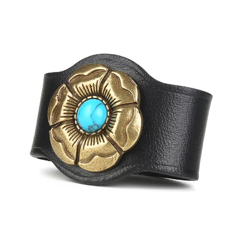 Anillo de fijación para cinturón de cuero auténtico con adorno para cintura