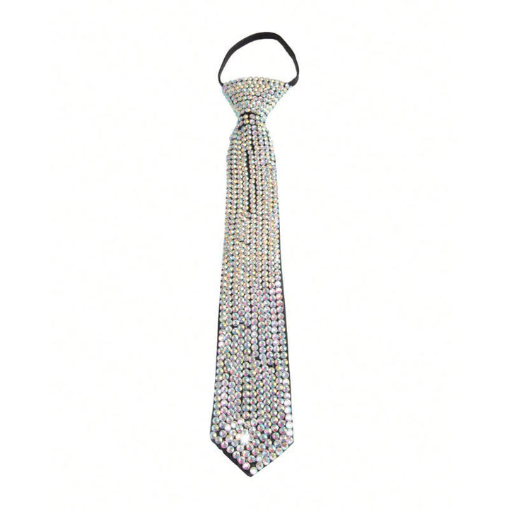 Corbata creativa con brillantes diamantes de imitación