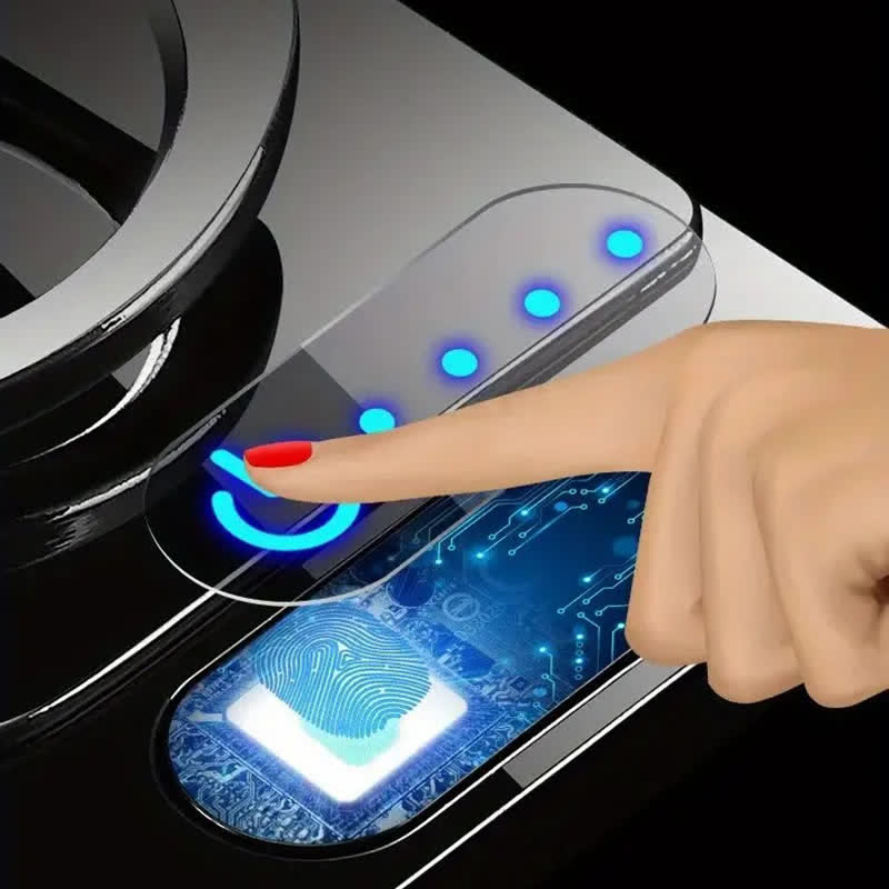 Soporte para teléfono cuadrado con control táctil y encendedor eléctrico recargable