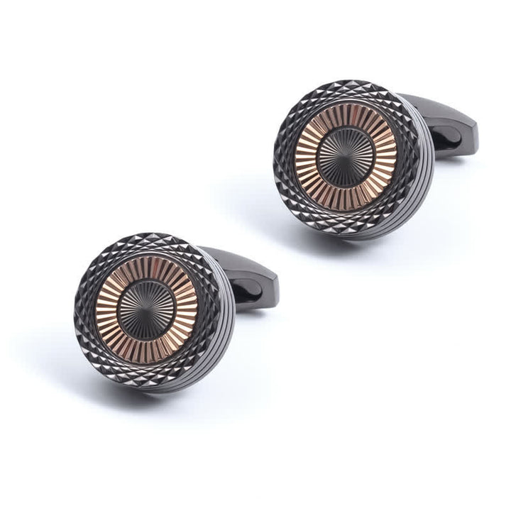 Gemelos redondos con diseño de neumático para hombre (1 par)