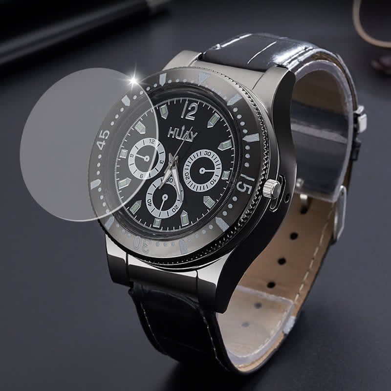Encendedor de reloj eléctrico recargable funcional 2 en 1
