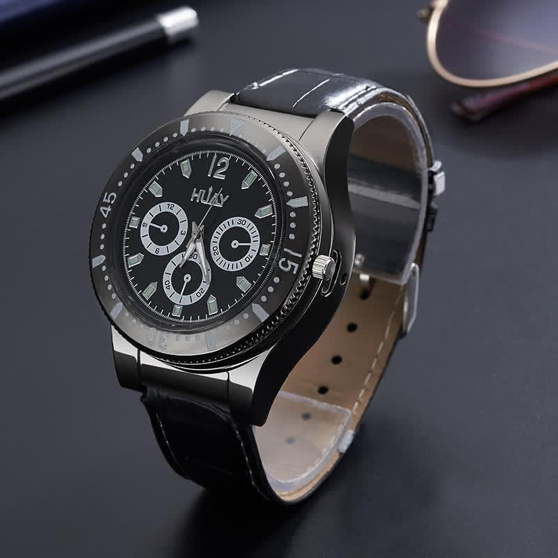 Encendedor de reloj eléctrico recargable funcional 2 en 1