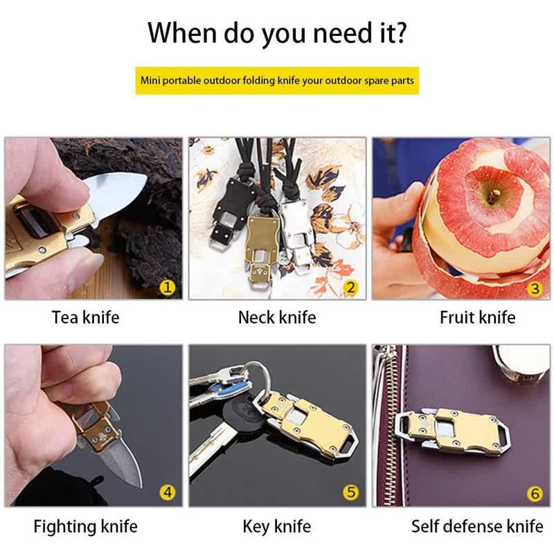 Pulsera táctica de supervivencia de emergencia para exteriores con cuchillo oculto - image 4