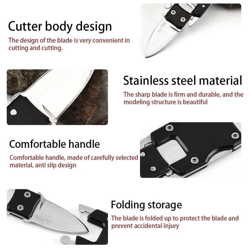 Pulsera táctica de supervivencia de emergencia para exteriores con cuchillo oculto - image 5