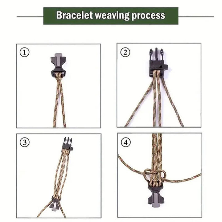 Pulsera táctica de supervivencia de emergencia para exteriores con cuchillo oculto - image 6