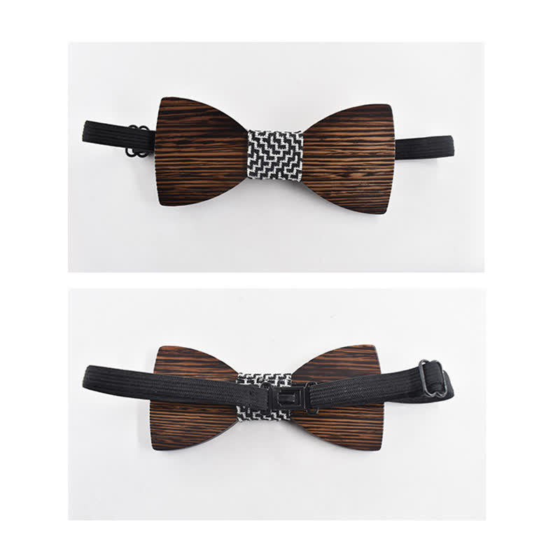Pajarita de madera para boda con nombre personalizado grabado para hombre - image 6