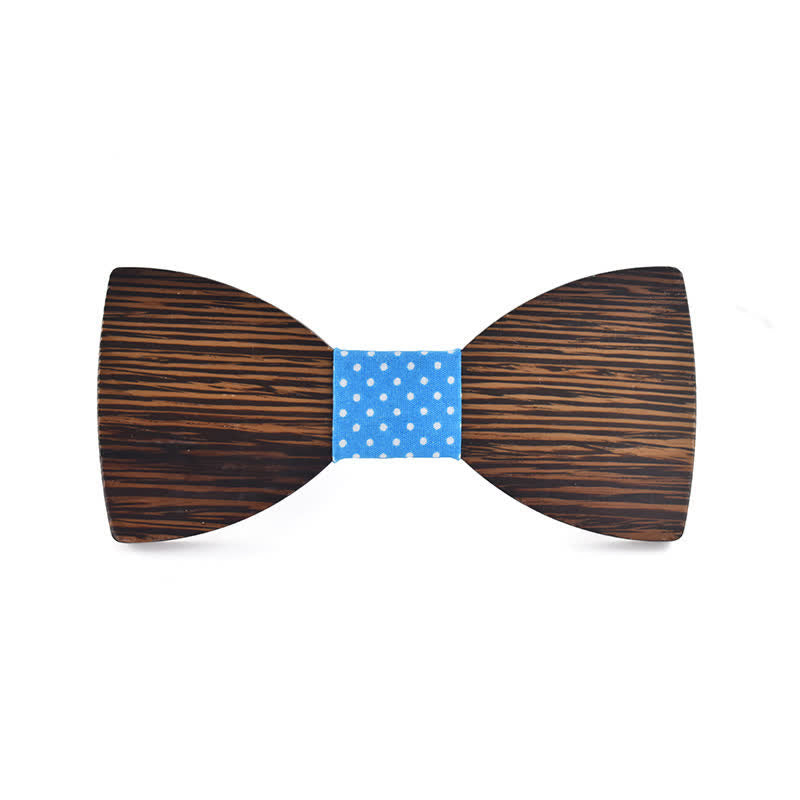 Pajarita de madera para boda con nombre personalizado grabado para hombre - Wengué - Estilo #4 - image 16
