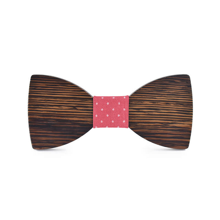 Pajarita de madera para boda con nombre personalizado grabado para hombre - Wengué - Estilo #5 - image 17