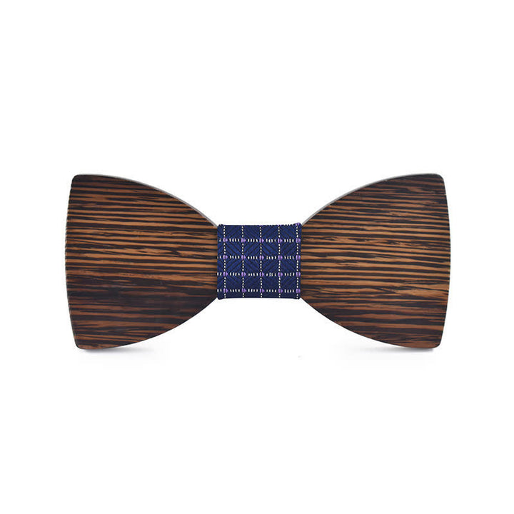 Pajarita de madera para boda con nombre personalizado grabado para hombre - Wengué - Estilo #3 - image 15
